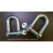 Electric Galvanized Us Type Steel Screw Pin D Shackle